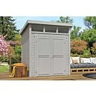 Outdoor Life Products | Tuinhuis Kibo 1 - 200 x 200 | Gecoat | Platinum Grey