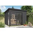 Outdoor Life Products | Tuinhuis Julia 295 x 295 | Gecoat | Carbon Grey