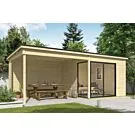 Outdoor Life Products | Tuinhuis Julia 295 x 295 met Aanbouw