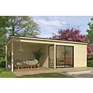Outdoor Life Products | Tuinhuis Olivia 385 x 295 met Aanbouw