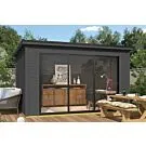 Outdoor Life Products | Tuinhuis Pernilla 385 x 295 | Gecoat | Carbon Grey