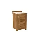 Passion Grills | Buitenkeuken Onderdeel | Milano Buitenkeukenkast 1-deurs | 58 x 63 cm | Albastro Cream