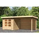 Woodfeeling | Tuinhuis Bastrup 2 met Overkapping 3,0 en Achterwand