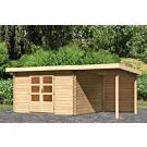 Woodfeeling | Tuinhuis Bastrup 7 met Overkapping 2,0 en Achterwand