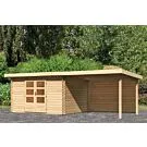 Woodfeeling | Tuinhuis Bastrup 7 met Overkapping 3,0 en Achterwand