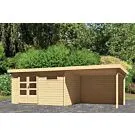 Woodfeeling | Tuinhuis Bastrup 8 met Overkapping 3,0 en Achterwand