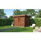 Lugarde Select Modern | Tuinhuis Groningen 300 x 300 | Bruin Geolied
