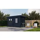 Lugarde Select Modern | Tuinhuis Gorssel 388 x 200 | Zwart Geolied