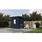 Lugarde Select Modern | Tuinhuis Den Haag 200 x 200 | Zwart Geolied
