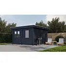 Lugarde Select Modern | Tuinhuis Rotterdam 388 x 388 | Zwart Geolied