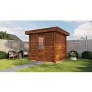 Lugarde Select Modern tuinhuis Garderen 250x250cm - Bruine olie