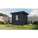 Lugarde Select Modern | Tuinhuis Garderen 250 x 250 | Zwart Geolied
