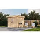 Lugarde Select Modern tuinhuis Amsterdam 300x250cm - Onbehandeld