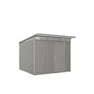 Biohort | Berging AvantGarde Gr. A7 | Enkele Deur | Kwartsgrijs-Metallic