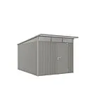 Biohort | Berging AvantGarde Gr. A8 | Enkele Deur | Kwartsgrijs-Metallic