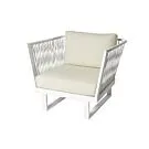 Borek | Loungestoel Altea | Off-White