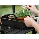 Royal Well | Tafel Mary IV Tuinkas | Zwart