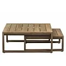 Apple Bee | Koffietafel Antigua 80 x 80 x 38 cm en 60 x 60 x 31 cm | Coastal Teak