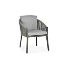 SUNS | Tuinstoel Avero | MRG | Carbon Grey | Light Anthracite Mixed Weave