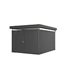 Biohort | Berging CasaNova 3 x 4 | Deur Linksdraaiend | Donkergrijs-Metallic
