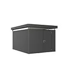 Biohort | Berging CasaNova 3 x 4 | Deur Rechtsdraaiend | Donkergrijs-Metallic