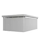Biohort | Berging CasaNova 4 x 6 | Deur Linksdraaiend | Zilver-Metallic