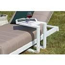 Fonteyn | Bijzettafel U Aluminium | Wit