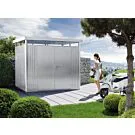 Biohort | Berging HighLine Gr. H2 | Dubbele Deur | Zilver-Metallic
