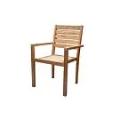 Fonteyn | Stapelstoel Bongo | Teak