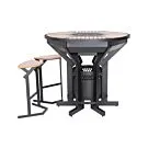 Boretti | Focolare Houtskool Barbecue Tuintafel