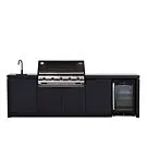 Beefeater | Buitenkeuken module Cabinex voor Signature 5-burner Standard Pack c/w 3000E Series BBQ & Cabinex Fridge