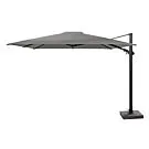 4 Seasons Outdoor | Zweefparasol Siesta Premium 300 x 300 cm | Antraciet-Charcoal