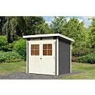 Karibu | Tuinhuis Glücksburg 2 | Terragrijs