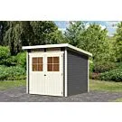 Karibu | Tuinhuis Glücksburg 3 | Terragrijs