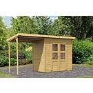 Karibu | Tuinhuis Merseburg 3 met Overkapping
