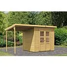 Karibu | Tuinhuis Merseburg 4 met Overkapping