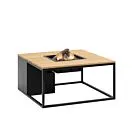 Cosi | Vuurhaard Cosiloft 100 | Black Frame | Teak Top
