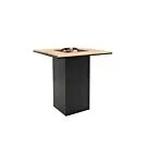 Cosi | Bartafel Cosiloft 100 | Black Frame | Teak Top