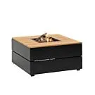 Cosi | Vuurhaard Cosipure 100 | Black Frame | Teak Top