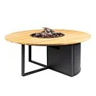 Cosi | Vuurhaard Cosiloft 120 Round | Black Frame | Teak Top