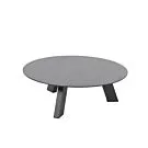 4 Seasons Outdoor | Koffietafel Cosmic met HPL Tafelblad Ø 78 x 25(h) cm | Slate Anthracite