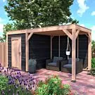 Outdoor Life Products | Tuinhuis + Overkapping Douglas Z-ZR-500 x 250 | A-Sym