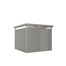 Biohort | Berging HighLine Gr. H4 | Enkele Deur | Kwartsgrijs-Metallic
