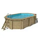 Fonteyn | Houten Zwembad 8-Hoekig 490x340x120 cm