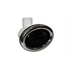 Passion | 9 5/8" Mega Swim Jet, Adjustable Directional, Fixed in Body, Smooth, Chrome-Black