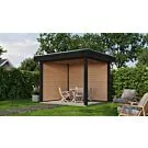 Fonteyn Exclusief Overkapping 300x250cm  - Gebeitst Transparant Eiken / RAL7021