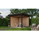 Fonteyn Exclusief Overkapping 300x300cm  - Gebeitst Transparant Eiken / RAL7021