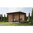 Fonteyn Exclusief Overkapping 388x300cm  - Gebeitst Transparant Eiken / RAL7021