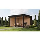 Fonteyn Exclusief Overkapping 388x350cm  - Gebeitst Transparant Eiken / RAL7021
