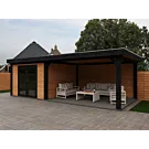 Fonteyn | Tuinhuis Lynn met Overkapping 700 x 300 Exclusief